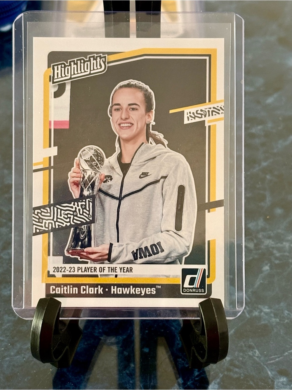 Caitlin Clark Basketball Card 2022-23 Player Of The Year